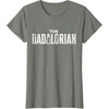 image:imageStar Wars The Mandalorian The Dadalorian Weathered Logo TShirtOlive Heather