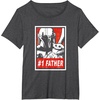 image:imageStar Wars The Mandalorian amp Grogu Fathers Day 1 Father TShirtDark Heather Grey