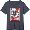 image:imageStar Wars The Mandalorian amp Grogu Fathers Day 1 Father TShirtHeather Blue