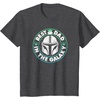 image:imageStar Wars The Mandalorian amp Grogu Fathers Day Best Dad TShirtDark Heather Grey