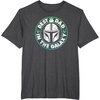 image:imageStar Wars The Mandalorian amp Grogu Fathers Day Best Dad TShirtDark Heather Grey