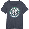 image:imageStar Wars The Mandalorian amp Grogu Fathers Day Best Dad TShirtHeather Blue