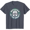 image:imageStar Wars The Mandalorian amp Grogu Fathers Day Best Dad TShirtHeather Blue