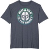 image:imageStar Wars The Mandalorian amp Grogu Fathers Day Best Dad TShirtHeather Blue