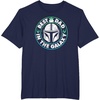 image:imageStar Wars The Mandalorian amp Grogu Fathers Day Best Dad TShirtNavy Blue