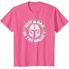 image:imageStar Wars The Mandalorian amp Grogu Fathers Day Best Dad TShirtPink Heather