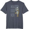 image:imageStar Wars The Mandalorian amp Grogu Fathers Day Galaxy Dad TShirtHeather Blue