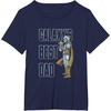 image:imageStar Wars The Mandalorian amp Grogu Fathers Day Galaxy Dad TShirtNavy Blue