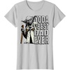image:imageStar Wars Yoda Best Dad Ever Awesome Father Graphic TShirt TShirtSilver Grey