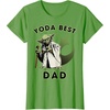image:imageStar Wars Yoda Best Dad Rebel Logo TShirtGrass Green