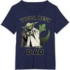 image:imageStar Wars Yoda Best Dad Rebel Logo TShirtNavy Blue