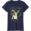 image:imageStar Wars Yoda Best Dad Rebel Logo TShirtNavy Blue