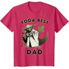 image:imageStar Wars Yoda Best Dad Rebel Logo TShirtRed Heather