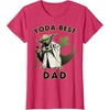 image:imageStar Wars Yoda Best Dad Rebel Logo TShirtRed Heather