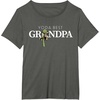 image:imageStar Wars Yoda Lightsaber Best Grandpa Birthday Fathers Day TShirtAsphalt Grey