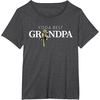 image:imageStar Wars Yoda Lightsaber Best Grandpa Birthday Fathers Day TShirtDark Heather Grey