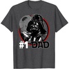 image:imageStar Wars Fathers Day Darth Vader 1 Dad C1 TShirtDark Heather Grey