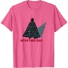 image:imageStar Wars Fathers Day Darth Vader Silhouette Strong Force TShirtPink Heather