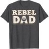 image:imageStar Wars Fathers Day Rebel Dad Vintage Jedi Logo TShirtDark Heather Grey