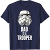 image:imageStar Wars Fathers Day Stormtrooper Dad Is A Trooper Vintage TShirtNavy Blue