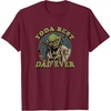 image:imageStar Wars Fathers Day Vintage Yoda Best Dad Ever TShirtBurgundy