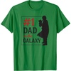 image:imageStar Wars The Mandalorian Fathers Day 1 Dad In Galaxy Logo TShirtKelly Green