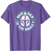image:imageStar Wars The Mandalorian amp Grogu Fathers Day Best Dad TShirtPurple Heather