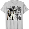 image:imageStar Wars Yoda Best Dad Ever Awesome Father Graphic TShirt TShirtSilver Grey