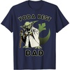 image:imageStar Wars Yoda Best Dad Rebel Logo TShirtNavy Blue