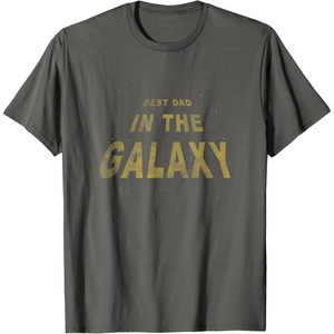 image:imageStar Wars Classic Fathers Day Best Dad In The Galaxy Retro TShirtAsphalt Grey
