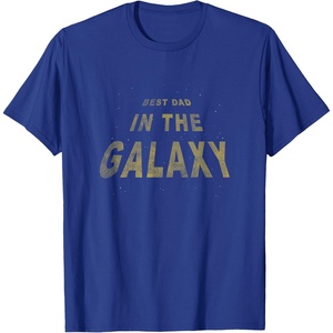image:imageStar Wars Classic Fathers Day Best Dad In The Galaxy Retro TShirtRoyal Blue