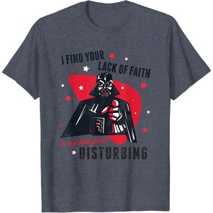 image:imageStar Wars Classic Fathers Day Darth Vader Dad Jokes Logo TShirtHeather Blue