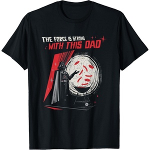 image:imageStar Wars Classic Fathers Day Force Strong With This Dad TShirtBlack