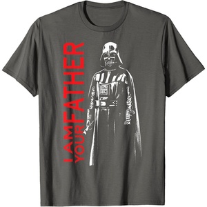 image:imageStar Wars Classic Fathers Day I Am Your Father Darth Vader TShirtAsphalt Grey