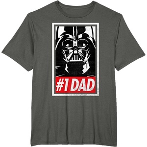 image:imageStar Wars Darth Vader 1 DAD Propaganda Graphic TShirt TShirtAsphalt Grey