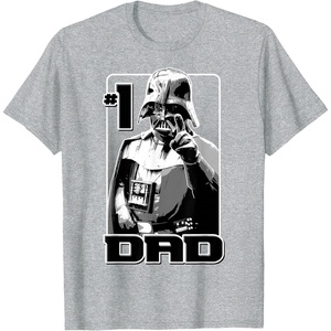 image:imageStar Wars Darth Vader 1 Dad Fathers Day Graphic TShirtHeather Grey