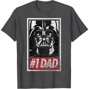image:imageStar Wars Darth Vader 1 Dad Propaganda Graphic TShirt C1 TShirtDark Heather Grey