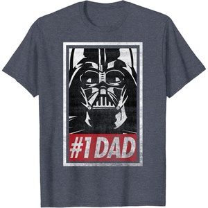 image:imageStar Wars Darth Vader 1 Dad Propaganda Graphic TShirt C1 TShirtHeather Blue