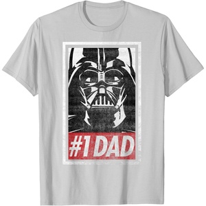 image:imageStar Wars Darth Vader 1 Dad Propaganda Graphic TShirt C1 TShirtSilver Grey
