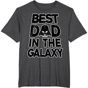 image:imageStar Wars Darth Vader Fathers Day Galaxys Best TShirtDark Heather Grey