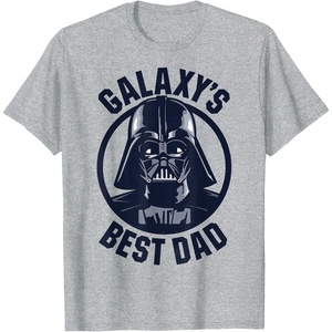 image:imageStar Wars Darth Vader Galaxys Best Dad Graphic TShirt TShirtHeather Grey