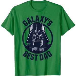 image:imageStar Wars Darth Vader Galaxys Best Dad Graphic TShirt TShirtKelly Green