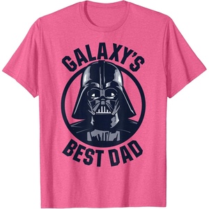 image:imageStar Wars Darth Vader Galaxys Best Dad Graphic TShirt TShirtPink Heather