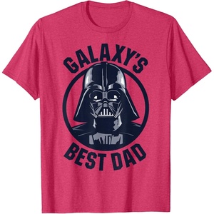 image:imageStar Wars Darth Vader Galaxys Best Dad Graphic TShirt TShirtRed Heather