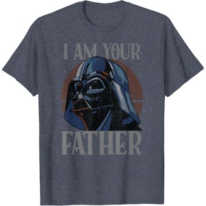 image:imageStar Wars Darth Vader I Am Your Father Retro TShirtHeather Blue