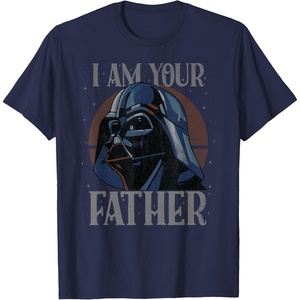 image:imageStar Wars Darth Vader I Am Your Father Retro TShirtNavy Blue