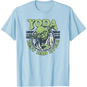 image:imageStar Wars Fathers Day Best Dad Ever Yoda Father TShirtBaby Blue