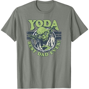 image:imageStar Wars Fathers Day Best Dad Ever Yoda Father TShirtOlive Heather