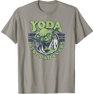 image:imageStar Wars Fathers Day Best Dad Ever Yoda Father TShirtSlate Grey