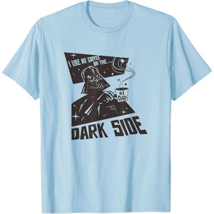 image:imageStar Wars Fathers Day Dark Side Coffee 1 Dad Chest Logo TShirtBaby Blue